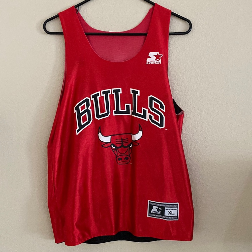 Starter Vintage Chicago Bulls Reversible Kids Jersey XL